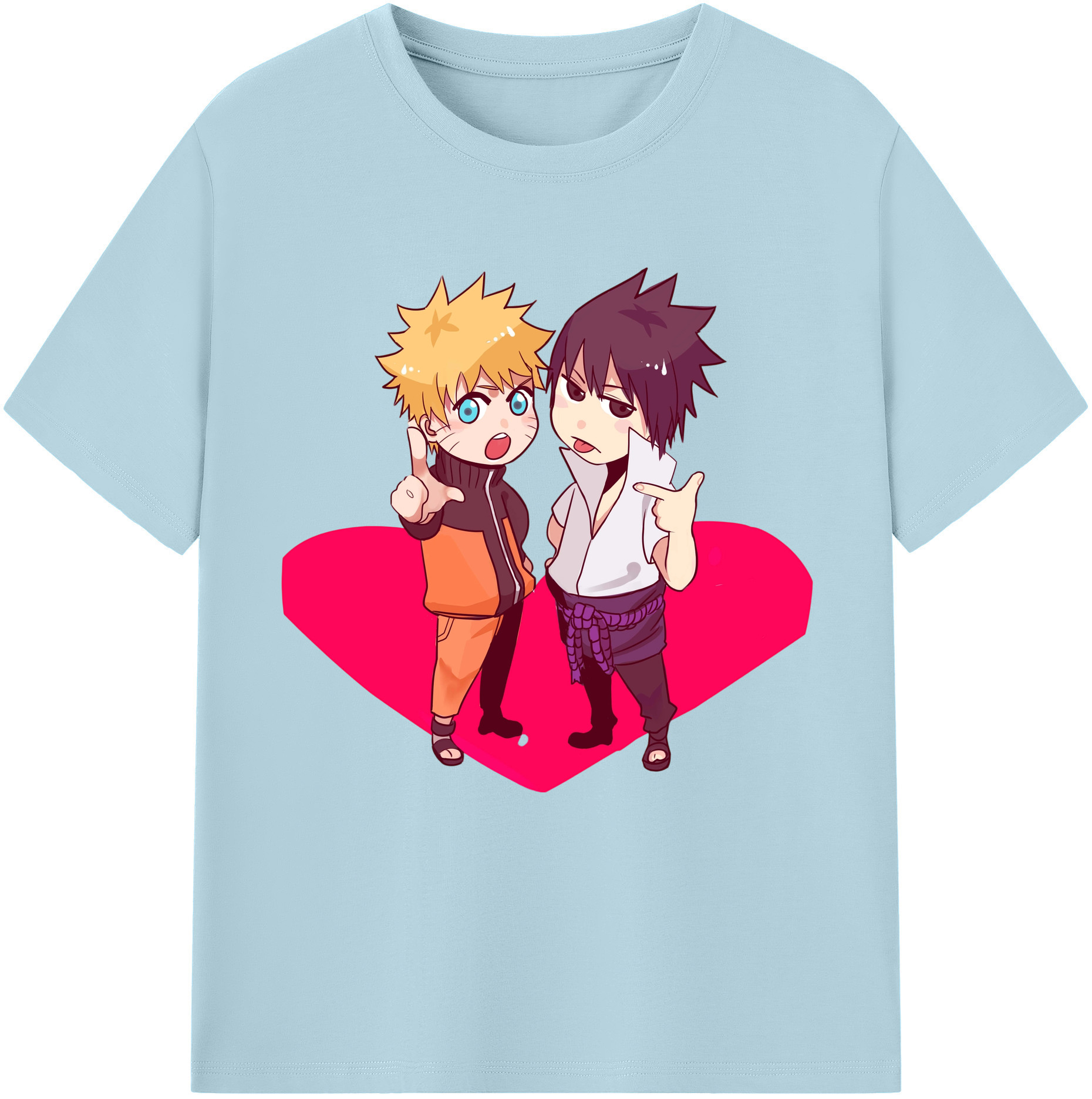 （画像用） NARUTO -ナルト- うずまき ナルト Uzumaki Naruto 綿100％半袖Tシャツ（フロントプリント）